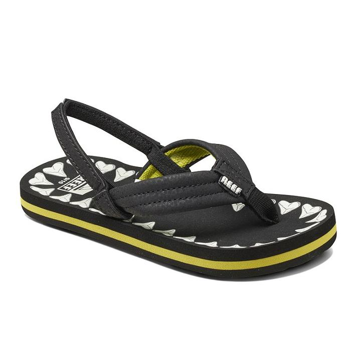 Reef Ahi Glow Toddler Boys' Sandals, Boy's, Size: 5-6t, Black