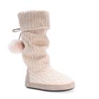 Muk Luks Women's Winona Cuffed Boot Slippers, Size: Xl, Light Pink