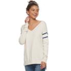 Juniors' So&reg; High-low V-neck Sweater, Teens, Size: Xxs, Lt Beige