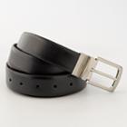 Croft & Barrow&reg; Soft-touch Reversible Faux-leather Belt, Men's, Size: 46, Black