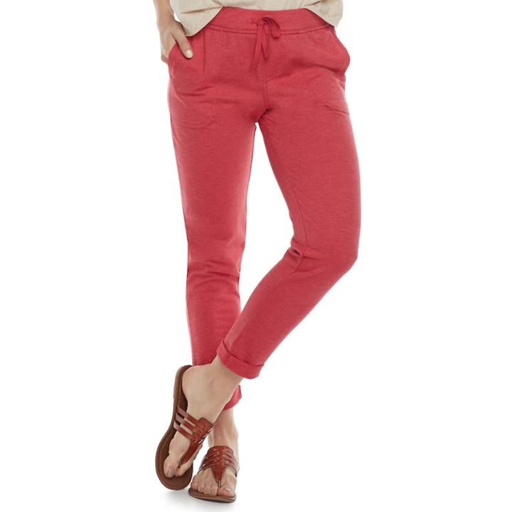 Women's Sonoma Goods For Life™ Jogger Pants, Size: Xl, Med Pink