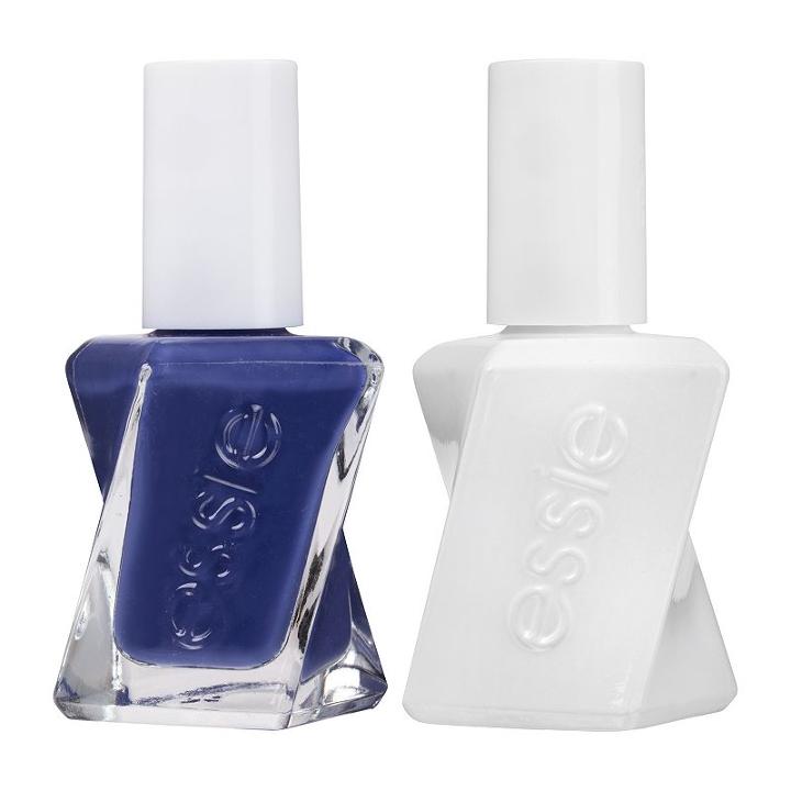 Essie 2-pc. Gel Couture Nail Polish Kit - Find Me A Man-nequin, Med Blue