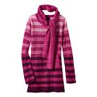 Plus Size Girls 7-16 It's Our Time Marled Ombre Sweater Tunic With Scarf, Girl's, Size: L Plus, Pink Other