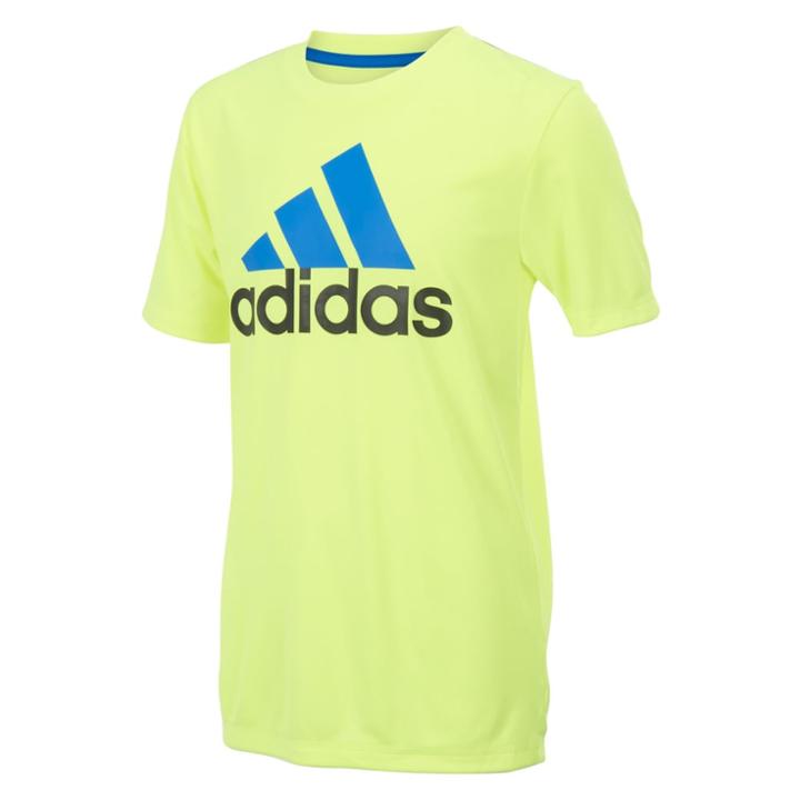 Boys 8-20 Adidas Climalite Performance Tee, Size: Large, Brt Yellow