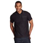 Men's Van Heusen Slim-fit Never Tuck Polo, Size: Xl, Black
