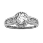 Round-cut Igl Certified Diamond Halo Engagement Ring In 14k White Gold (1 3/4 Ct. T.w.), Women's, Size: 6.50