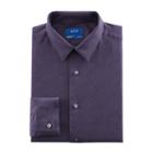 Men's Apt. 9&reg; Slim-fit Premier Flex Collar Stretch Dress Shirt, Size: 16-34/35, Purple