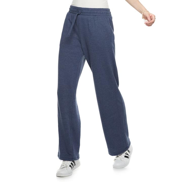 Juniors' So&reg; Drawstring Track Pants, Teens, Size: Medium, Dark Blue