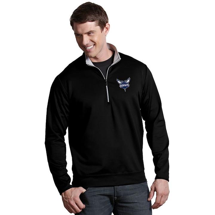 Men's Antigua Charlotte Hornets Leader Pullover, Size: Medium, Oxford
