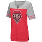 Women's Campus Heritage New Mexico Lobos On The Break Tee, Size: Medium, Brt Red