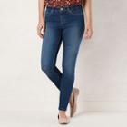 Women's Lc Lauren Conrad High-waist Jeggings, Size: 14, Dark Blue