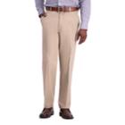 Men's Haggar&reg; Work To Weekend&reg; Pro Stretch Relaxed-fit Flat-front Casual Pants, Size: 42x29, Dark Beige