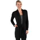 Women's Soybu Wander Belted Cardigan, Size: Xl, Black