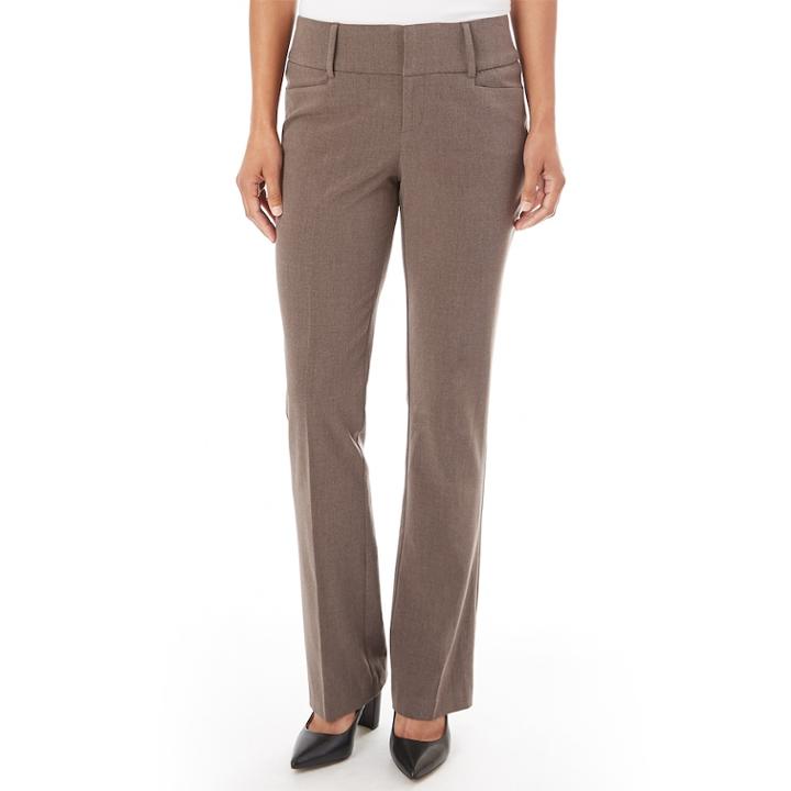 Petite Apt. 9&reg; Wide Waist Dress Pants, Women's, Size: 16 Petite, Lt Brown