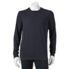 Big & Tall Croft & Barrow&reg; Classic-fit Easy-care Henley, Men's, Size: Xl Tall, Blue