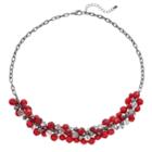 Red Shaky Bead Necklace, Women's