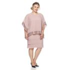 Plus Size Le Bos Embellished Trim Dress & Jacket Set, Women's, Size: 14 W, Light Pink