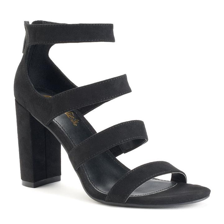 Candie's&reg; Altitude Women's Dress Sandals, Girl's, Size: 7.5, Black