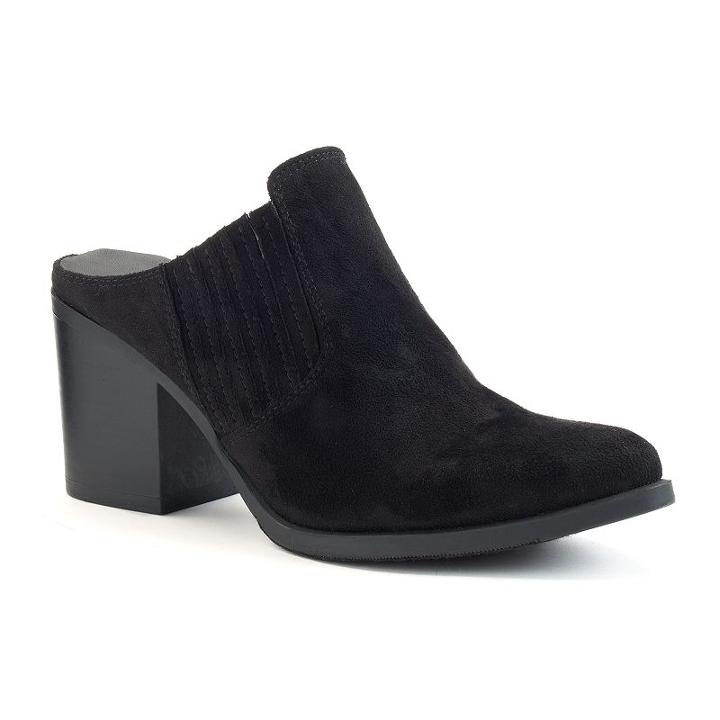 Candie's&reg; Women's Pointed Toe Mules, Girl's, Size: 6, Black