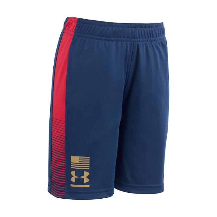 Boys 4-7 Under Armour Americana Shorts, Size: 7, Blue (navy)