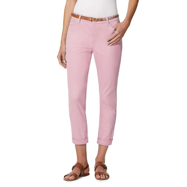 Women's Gloria Vanderbilt Stefania Slim Fit Ankle Jeans, Size: 4, Pink