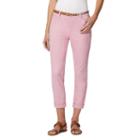 Women's Gloria Vanderbilt Stefania Slim Fit Ankle Jeans, Size: 4, Pink