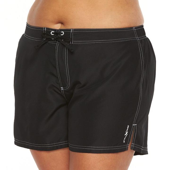 Plus Size Zeroxposur Solid Board Shorts, Women's, Size: 18 W, Ovrfl Oth