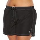 Plus Size Zeroxposur Solid Board Shorts, Women's, Size: 18 W, Ovrfl Oth