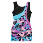 Girls 4-14 Jacques Moret Shimmery Camo Dance Biketard, Size: Xs, Brown Over