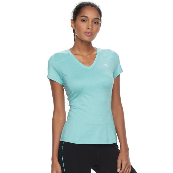 Women's Fila Sport Cooling Tee, Size: Xl, Turquoise/blue (turq/aqua)