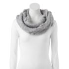 Sonoma Goods For Life&trade; Popcorn Nep Yarn Infinity Scarf, Women's, Grey