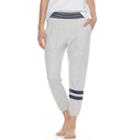 Juniors' So&reg; Beach Squad Crop Jogger Pants, Size: Small, Light Grey