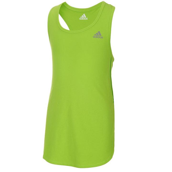 Girls 7-16 Adidas Racerback Tank Top, Girl's, Size: Medium, Brt Green