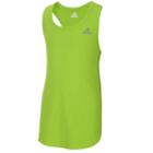 Girls 7-16 Adidas Racerback Tank Top, Girl's, Size: Medium, Brt Green