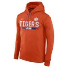 Men's Nike Clemson Tigers Therma-fit Hoodie, Size: Large, Orange