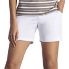 Women's Lee Essential Twill Shorts, Size: 12 Avg/reg, White