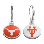 Fiora Texas Longhorns Sterling Silver Team Logo Drop Earrings, Girl's, Multicolor
