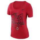 Women's Nike Ohio State Buckeyes Local Elements Tee, Size: Xl, Red