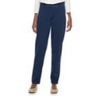 Women's Cathy Daniels Pull-on Straight Leg Jeans, Size: Medium, Dark Blue