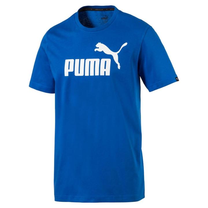Men's Puma Essential Tee, Size: Large, Blue