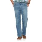 Big & Tall Sonoma Goods For Life&trade; Flexwear Relaxed-fit Stretch Jeans, Men's, Size: 36x36, Light Blue