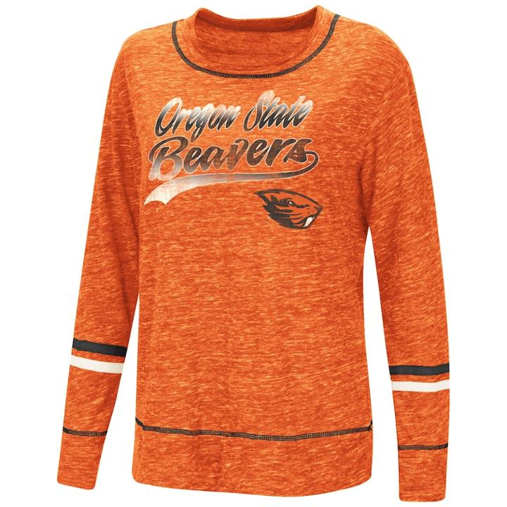 Women's Oregon State Beavers Giant Dreams Tee, Size: Large, Drk Orange