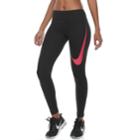 Women's Nike Essential Running Midrise Tights, Size: Medium, Grey (charcoal)