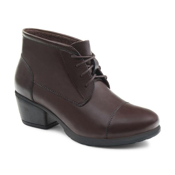 Eastland Alexa Women's High Heel Ankle Boots, Size: Medium (6.5), Dark Brown
