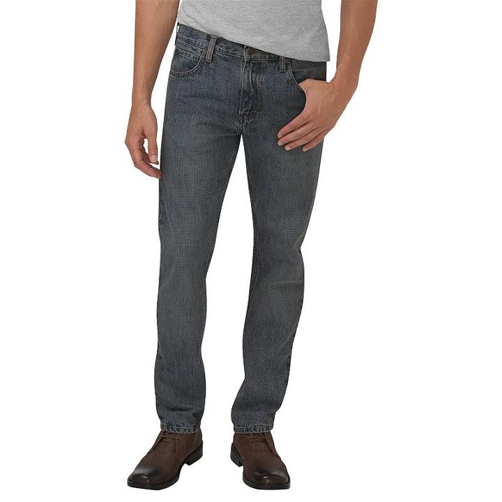 Men's Dickies Slim-fit Straight-leg Jeans, Size: 38x30, Grey