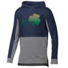 Boys 8-20 Under Armour Notre Dame Fighting Irish Charged Cotton Hoodie, Size: S 8, Blue (navy)