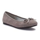 So&reg; Spicee Girls' Ballet Flats, Size: 13, Med Grey