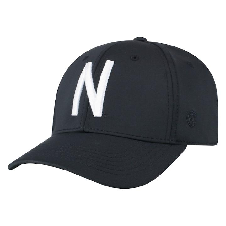 Adult Top Of The World Nebraska Cornhuskers Tension Cap, Men's, Black