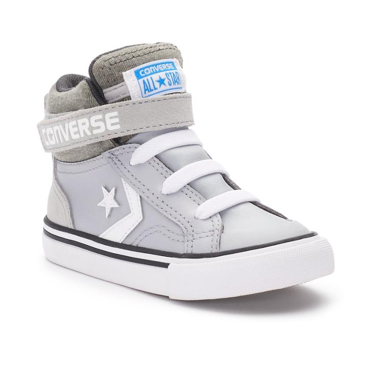 Toddler Converse Pro Blaze Strap Sneakers, Boy's, Size: 10 T, Grey