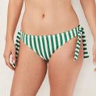 Women's Lc Lauren Conrad Beach Shop Side-tie Bikini Bottoms, Size: Small, Green